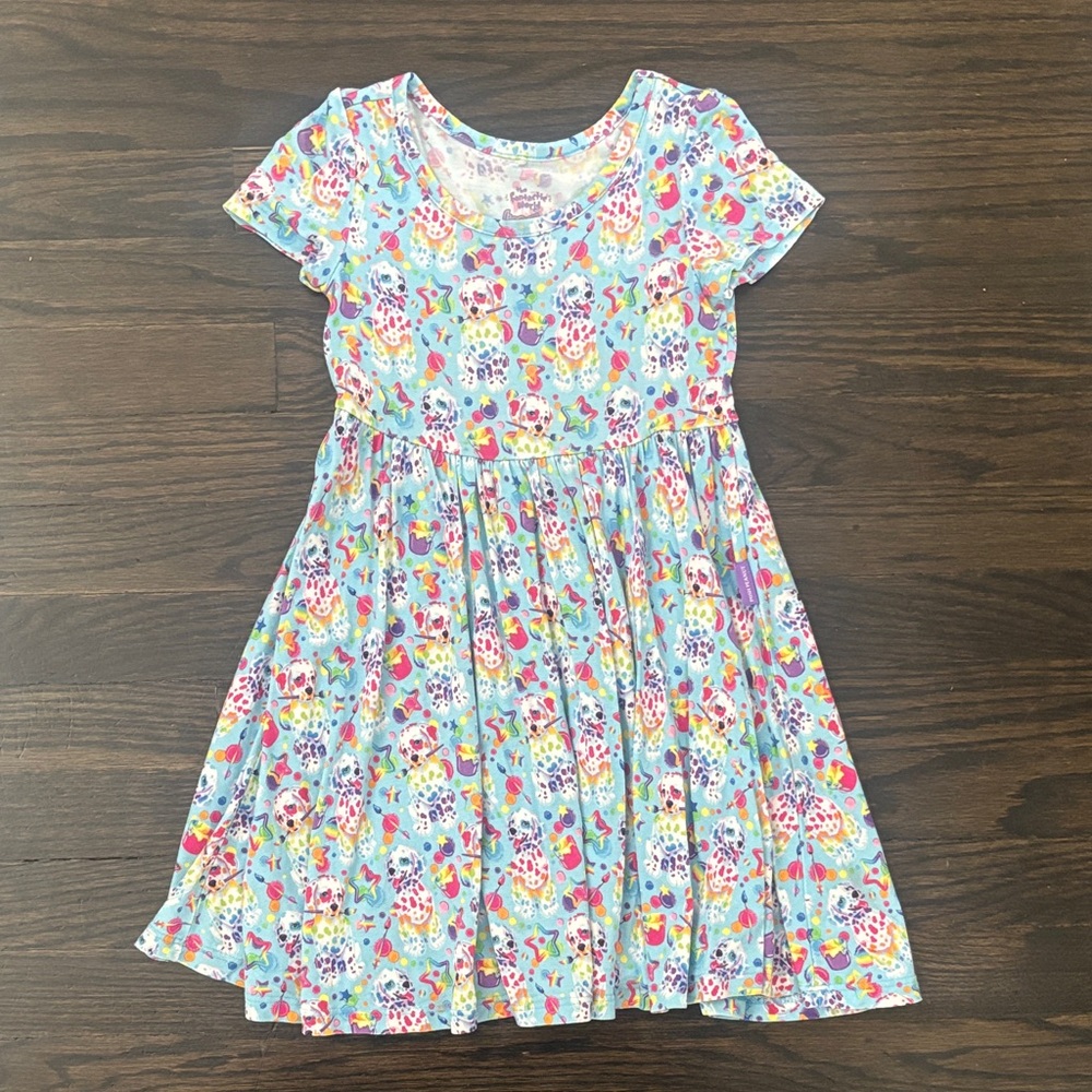 Posh Peanut Lisa Frank Dalmatian Dress 2T